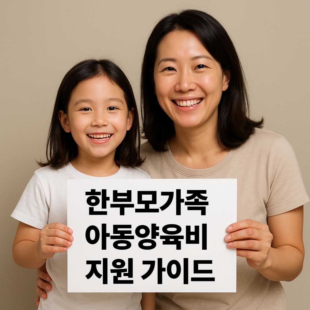 한부모가족 아동양육비 지원 완벽 가이드