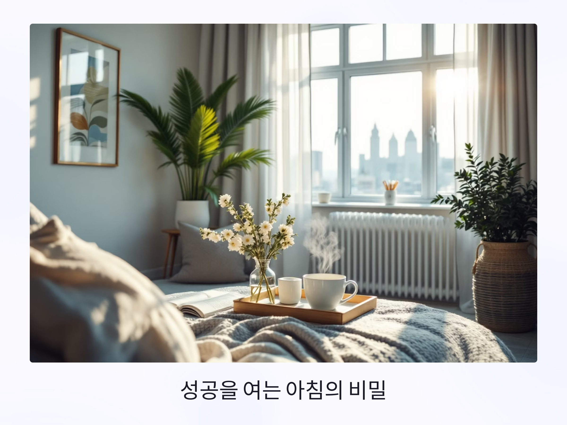 성공하는 사람들의 아침 루틴