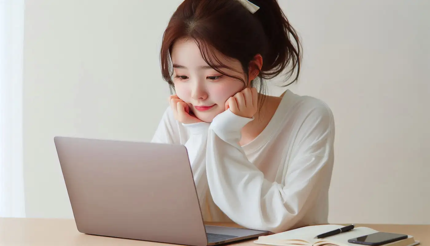 틱톡-돈벌기-방법을-알아보고-수익창출하는-여성의-모습