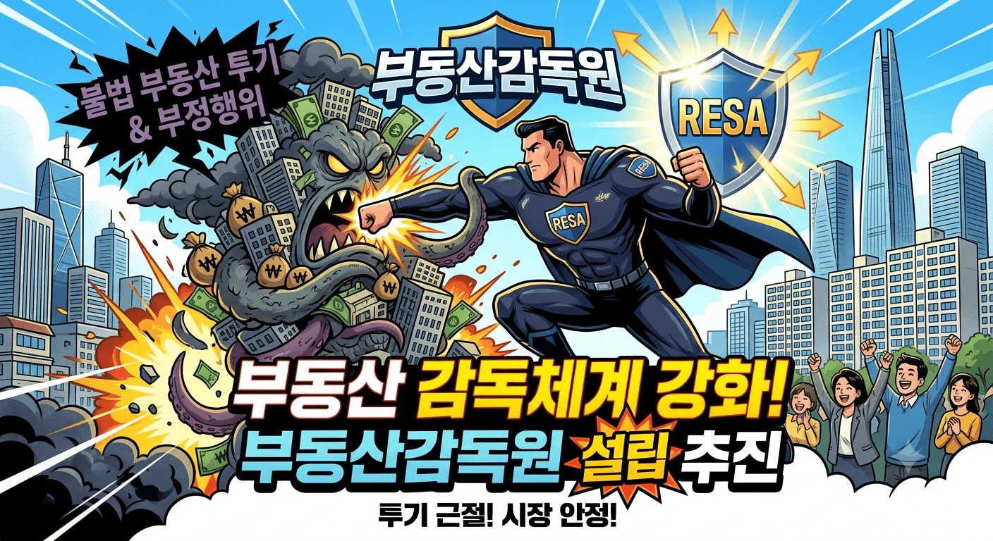 부동산 감독체계 강화 부동산감독원 설립 추진