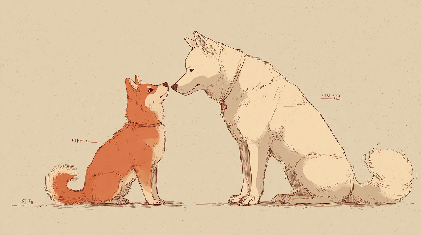 진도개와 시바견 차이