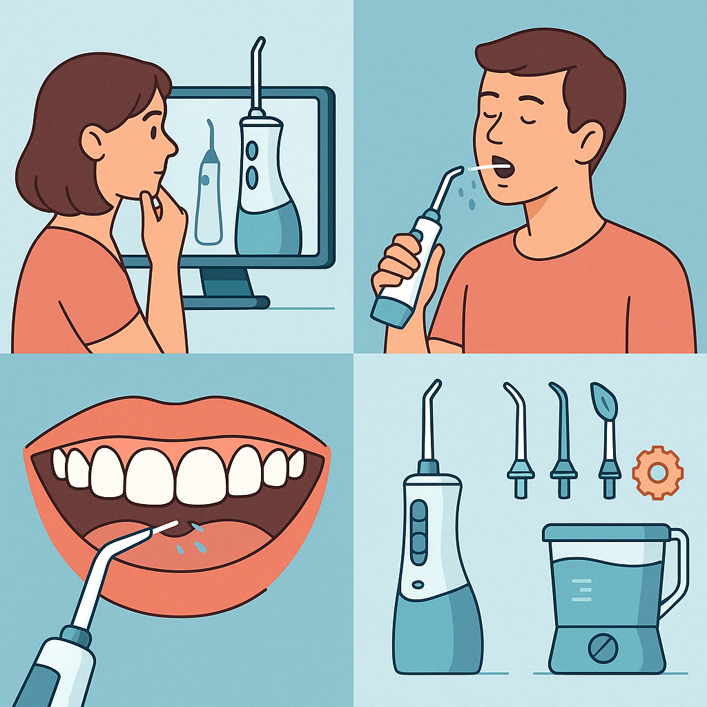 구강세정기 처음인 사람