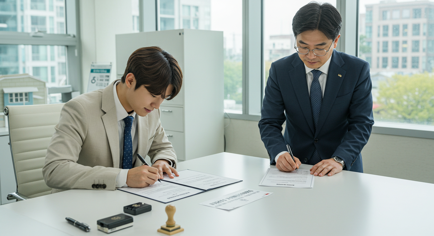 전입신고, 임대차계약, 확정일자