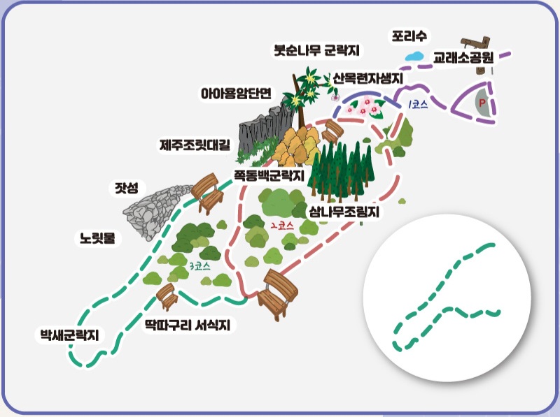 삼다수숲길 지질트레일 코스