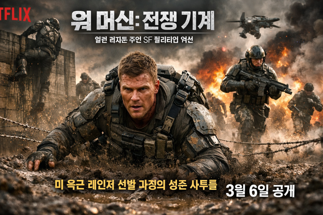 앨런 리치슨 주연 '워 머신: 전쟁 기계', 레인저 생존 사투 3월 6일 공개