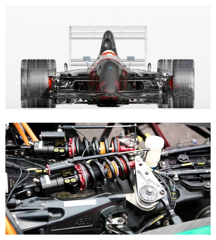 F1 머신의 서스펜션 구조와 작동 원리