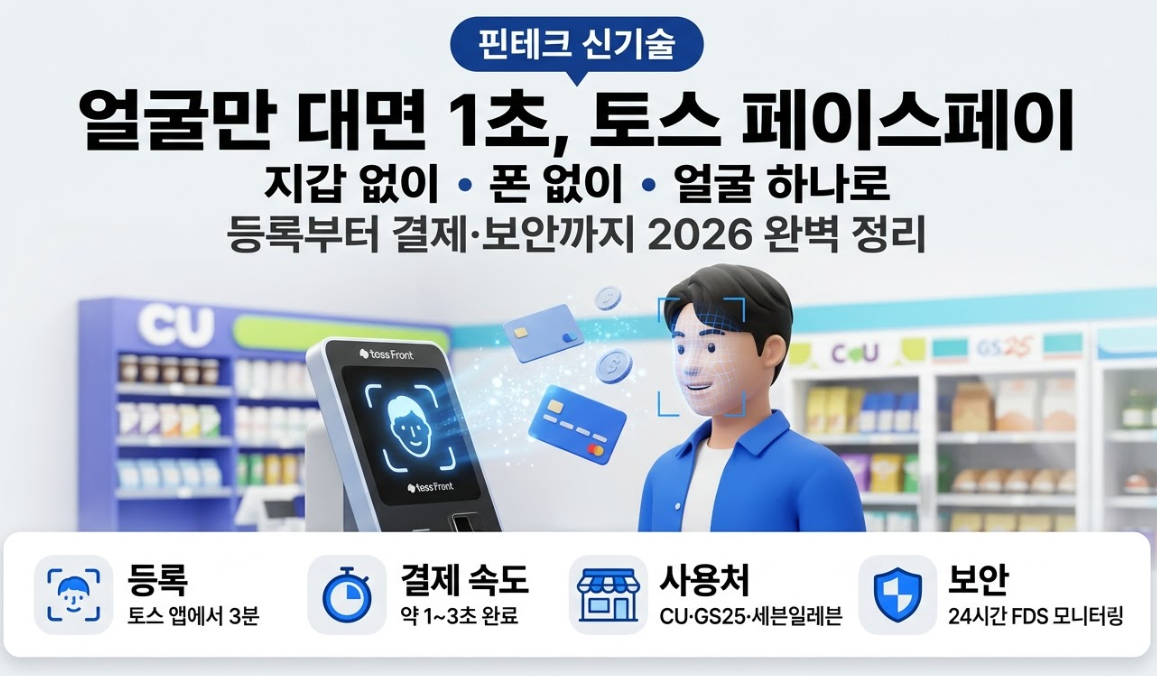 토스 페이스페이 등록 방법