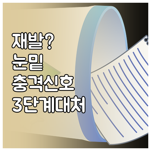 눈밑지방 재배치 재발 신호와 대처법 ..