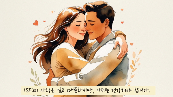 ISFJ의 사랑은 깊고 따뜻하지만, 이제는 건강해야 합니다에 관한 그림