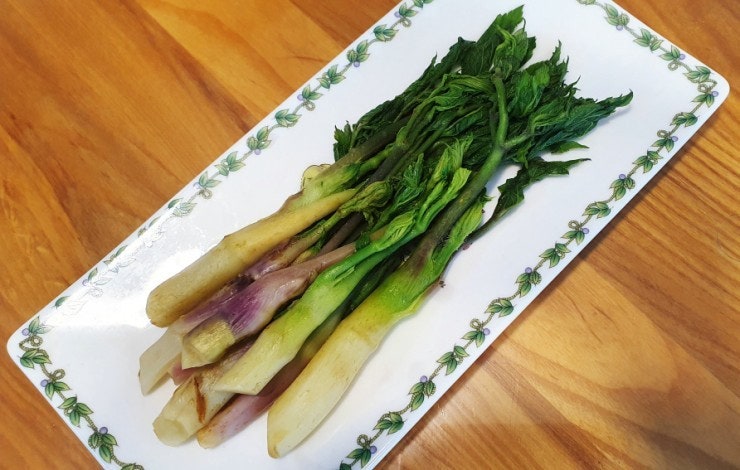 두릅 데침