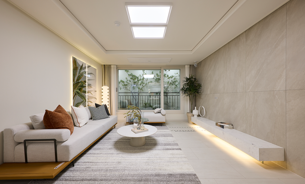 청계 노르웨이 숲 59타입 거실 이미지