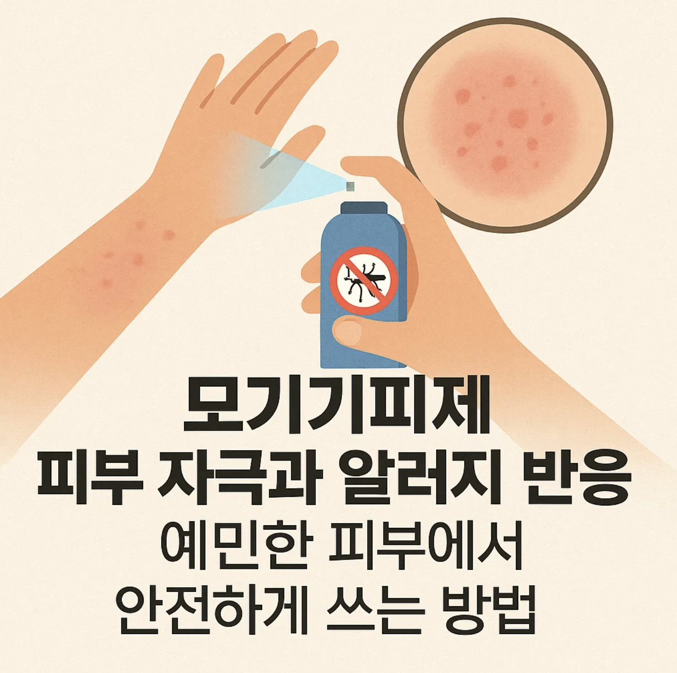 모기기피제 피부 자극과 알러지 반응, 예민한 피부에서 안전하게 쓰는 방법