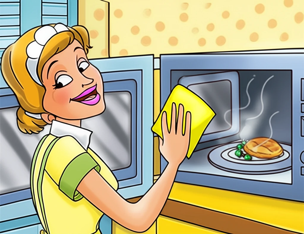 전자레인지 위생 관리: 찌든 때, 냄..