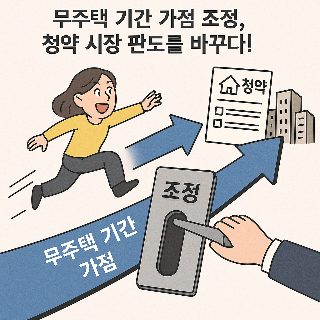 무주택 기간 가점 조정, 청약 시장 판도를 바꾸다! 🏠