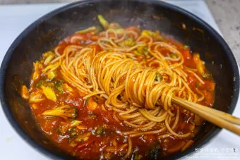 토마토 스파게티 만드는 방법 레시피_9