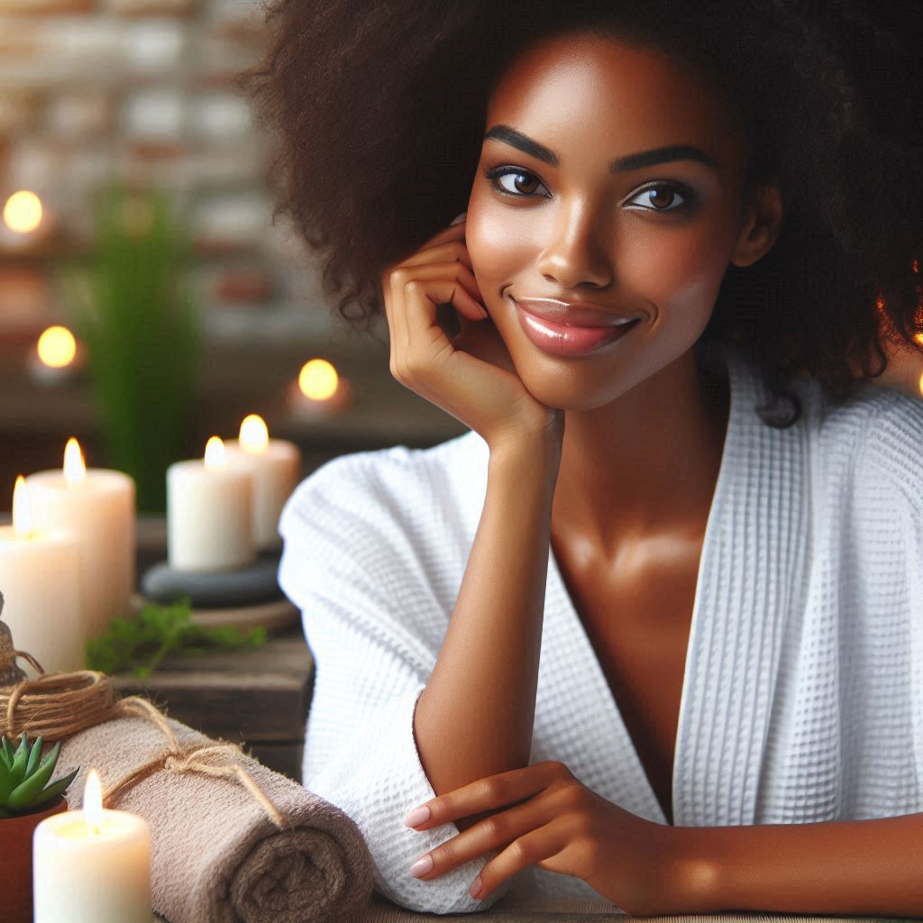 피부,체형관리 샵 배경