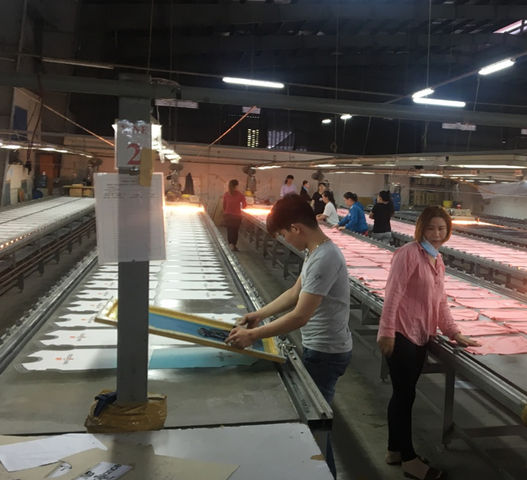 프린트(실크스크린) 작업과정