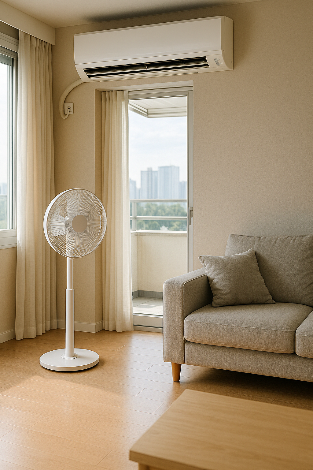 선풍기+에어컨 병행, 실내 냉방 전략, 자취방 냉방기기, 여름 전기세