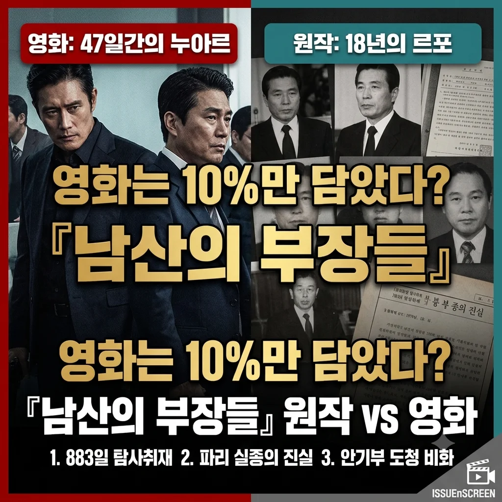영화 남산의 부장들 원작 도서 김충식 저 개정판 및 영화 비교 총정리
