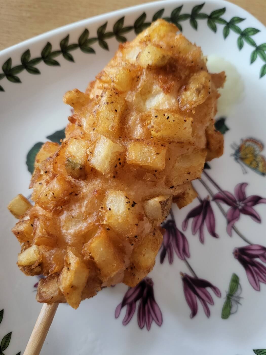 명랑시대 케이준 감자 통모짜 핫도그