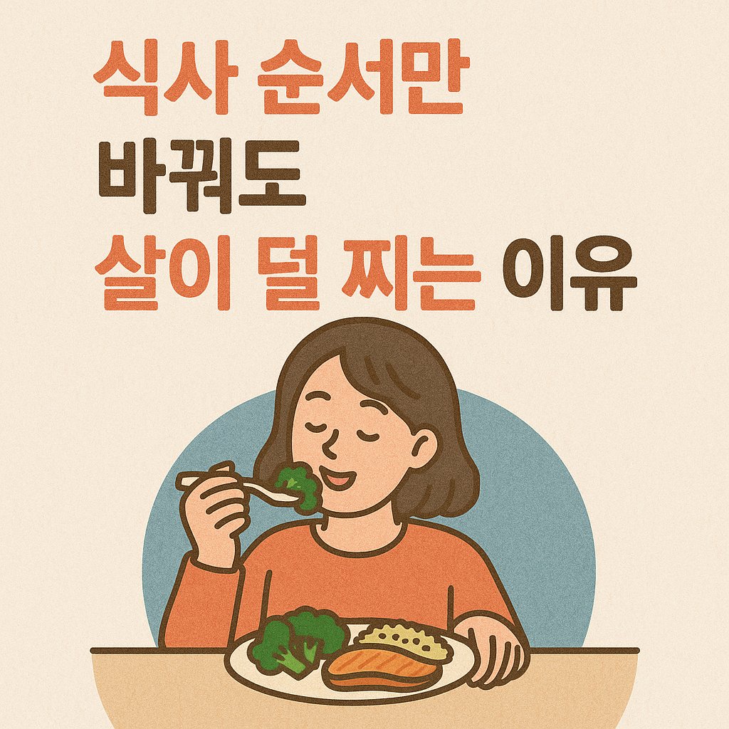 식사 순서만 바꿔도 살이 덜 찌는 이유