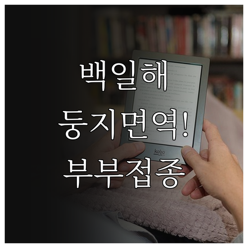 백일해 둥지면역 전략 배우자 접종이 ..