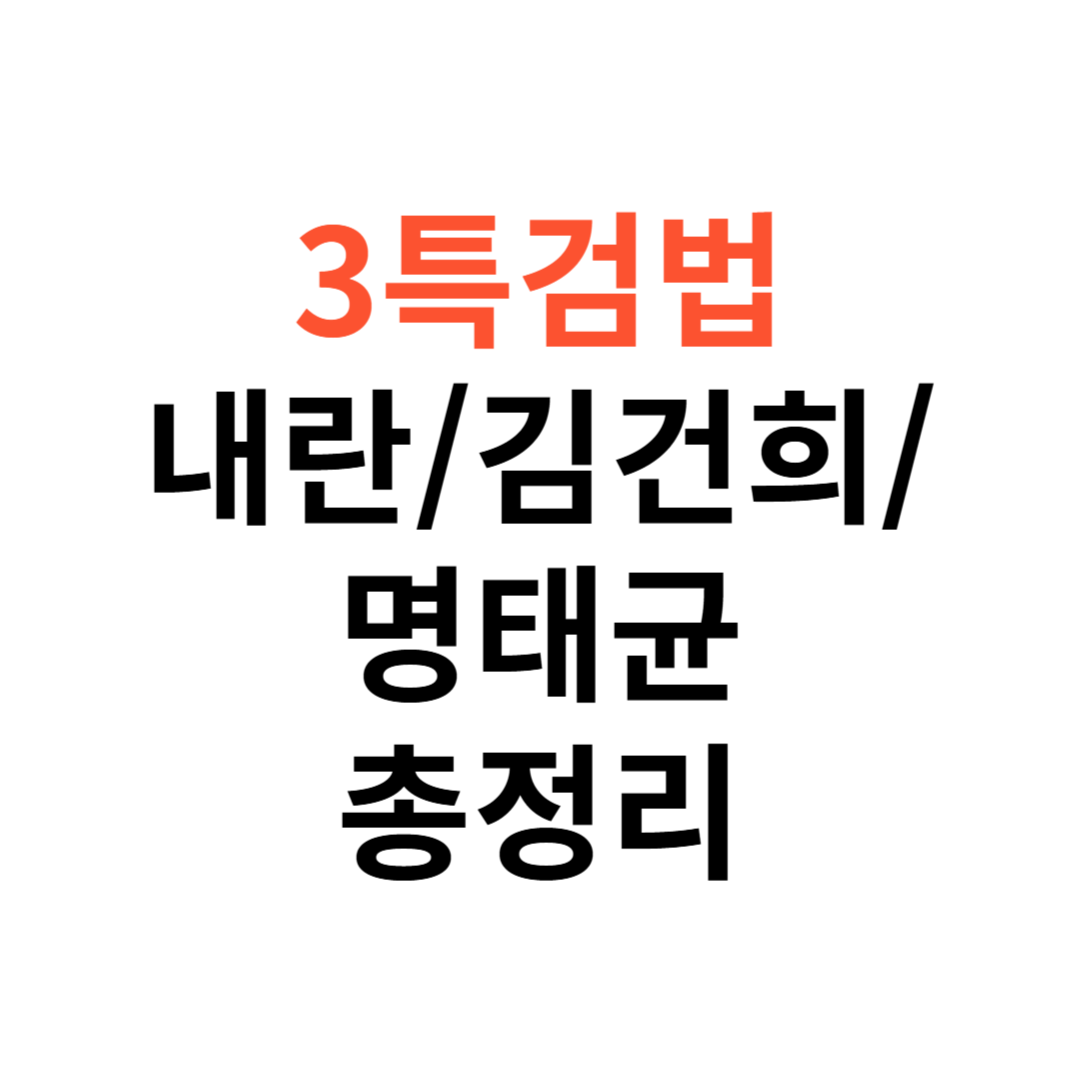 내란, 김건희, 명태균