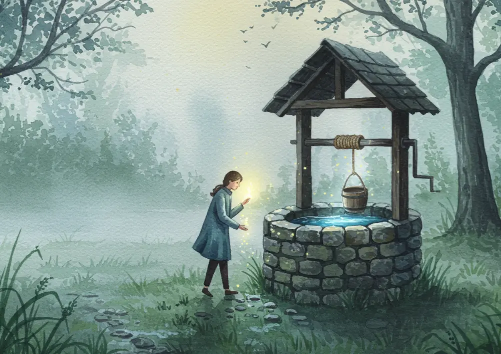 우물에서 맑은 물을 길어 올리는 꿈