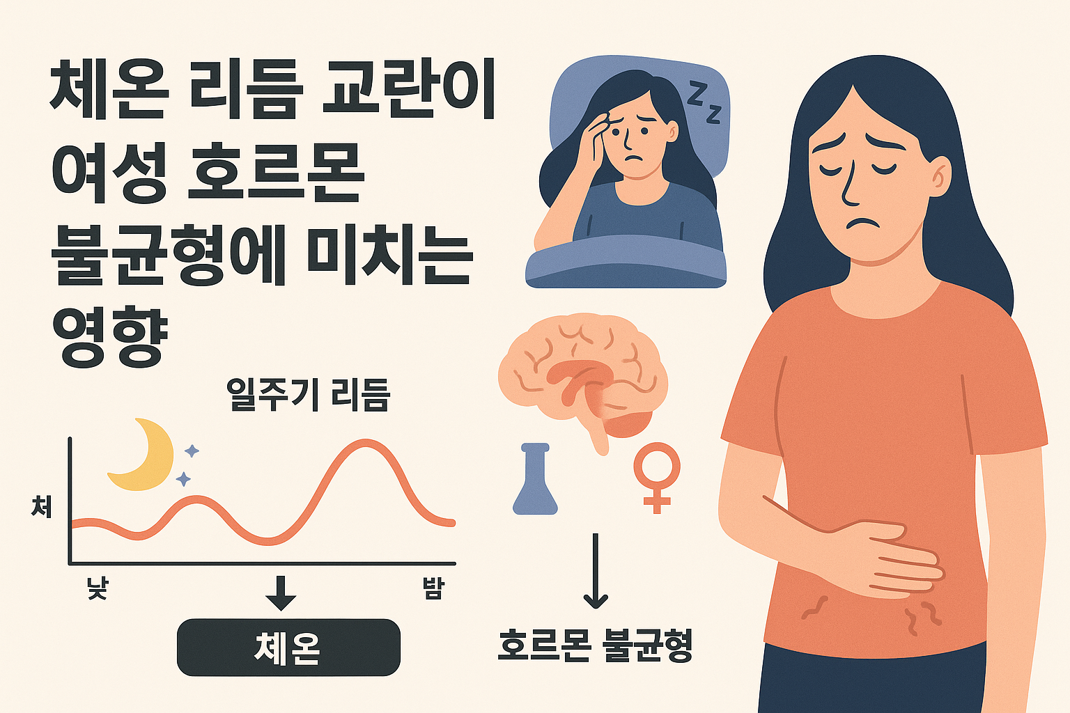 여성의 체온과 호르몬의 관계와 체온 리듬 잡기