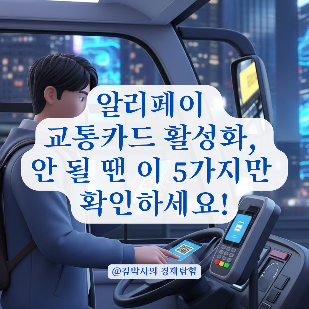 중국 여행 필수! 알리페이 교통카드 활성화 오류 해결법