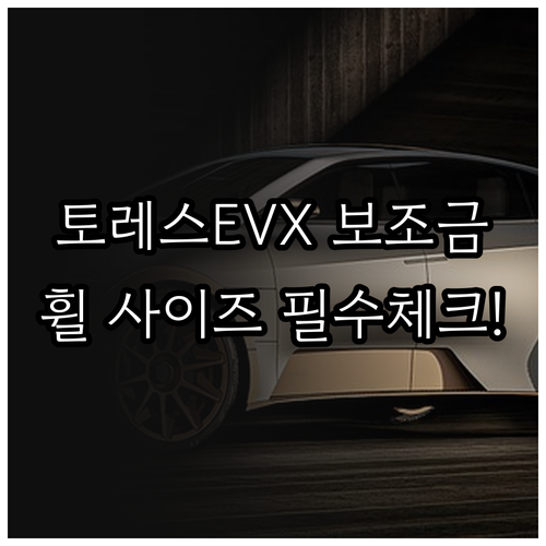 2026년 토레스 EVX 구매 전 꼭..