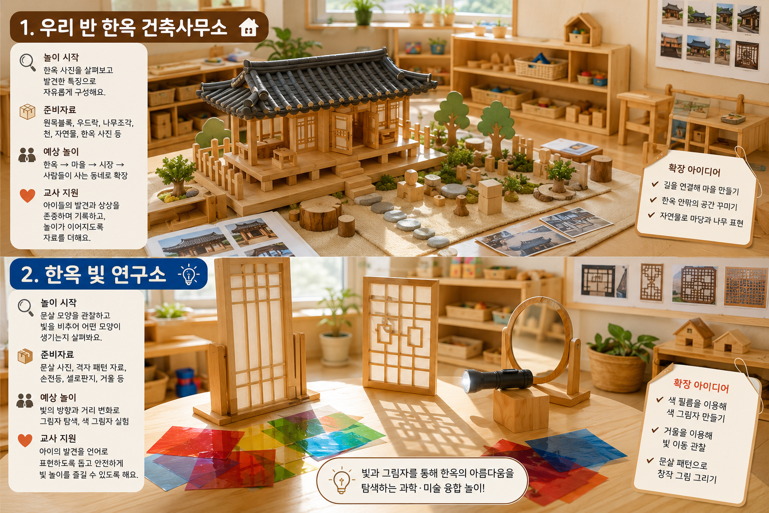한옥 건축과 빛 연구 놀이 안내서