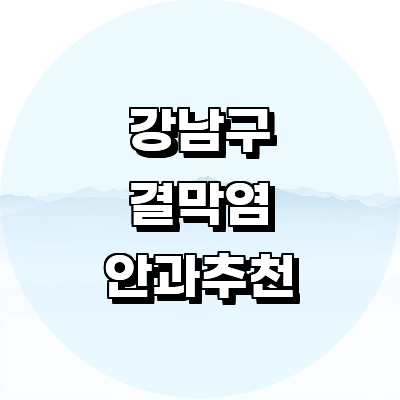 서울 강남구 안과