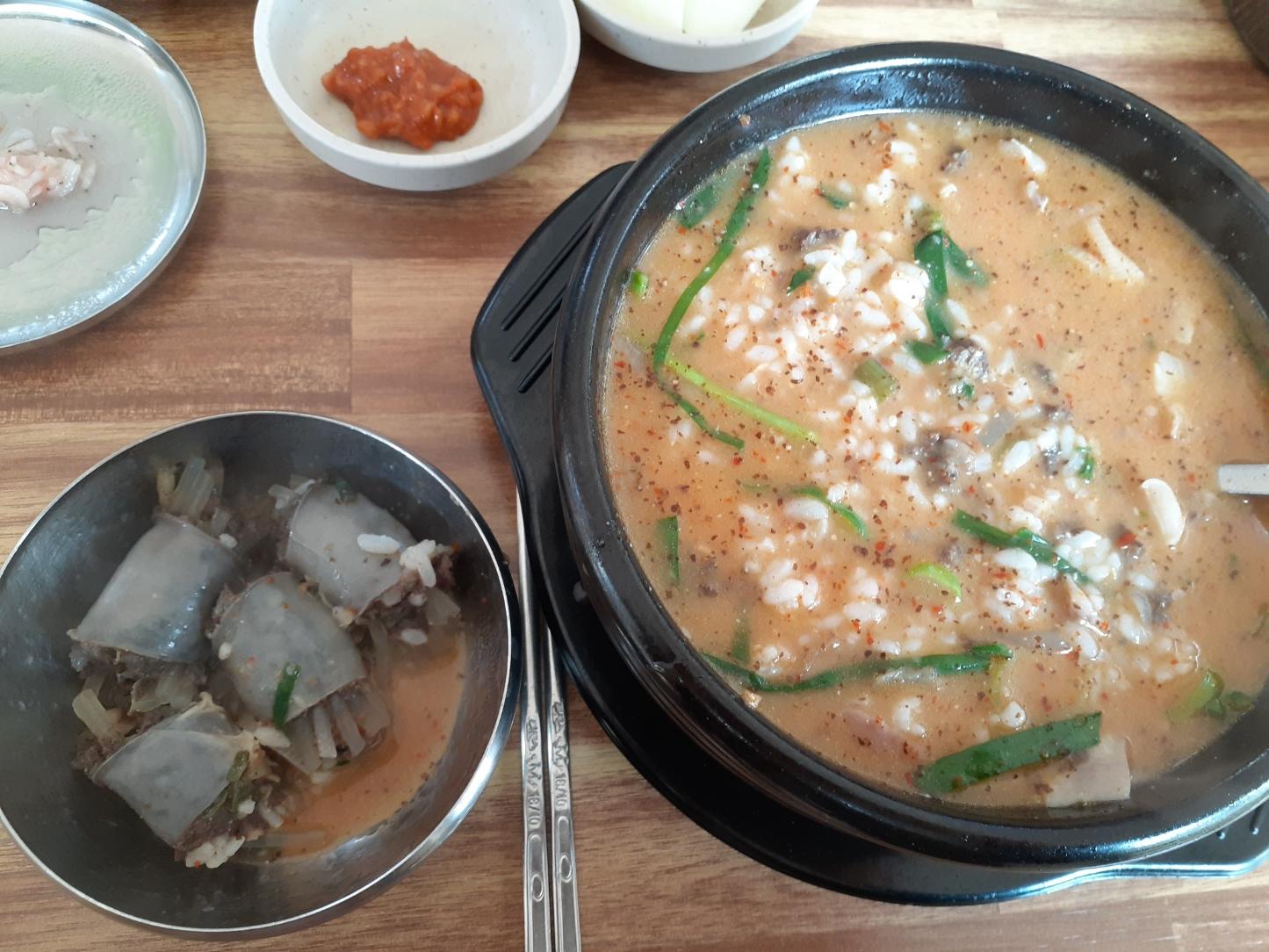 전주남문토종순대국