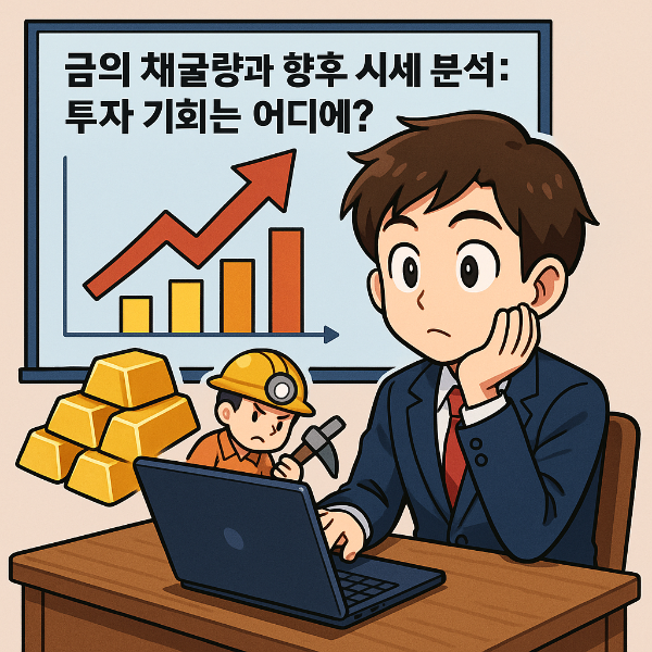금 채굴량 금 시세 투자 분석