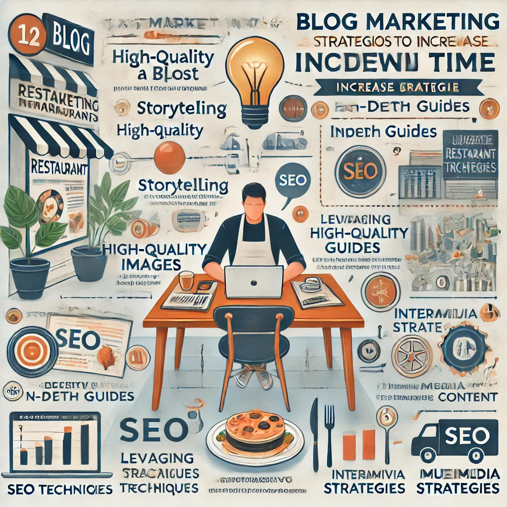 외식업 블로그 마케팅, 체류 시간 늘리는 콘텐츠 전략 에 관한 이미지