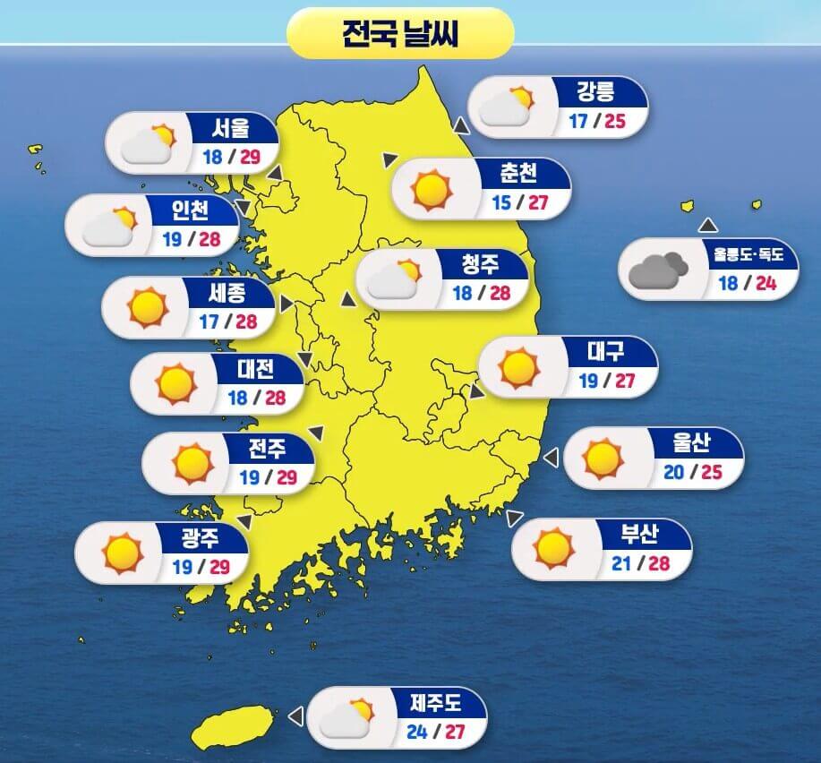 전국 날씨 전망