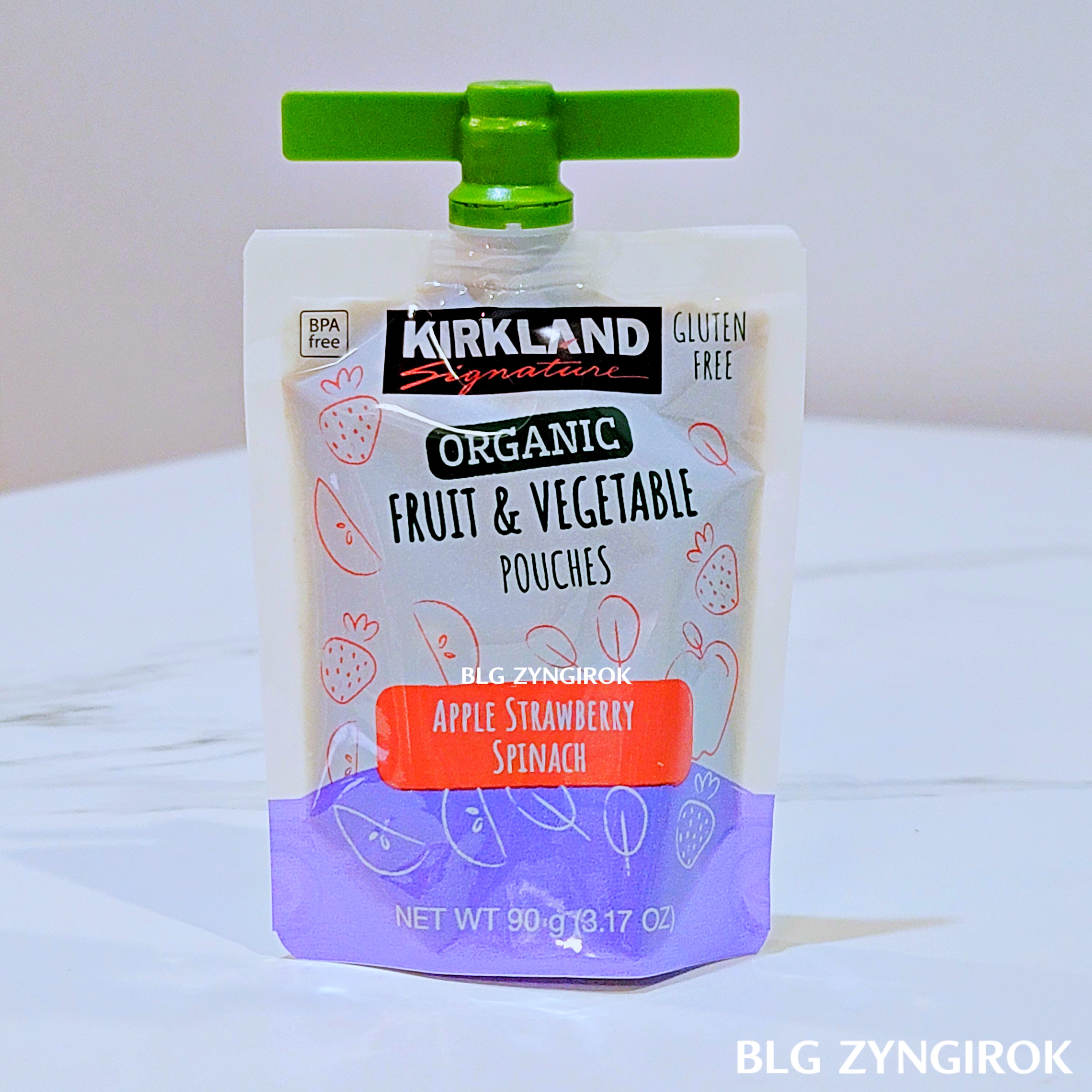 코스트코 커클랜드 후룻 베지 파우치 - 빨강맛 전면 모습이다.