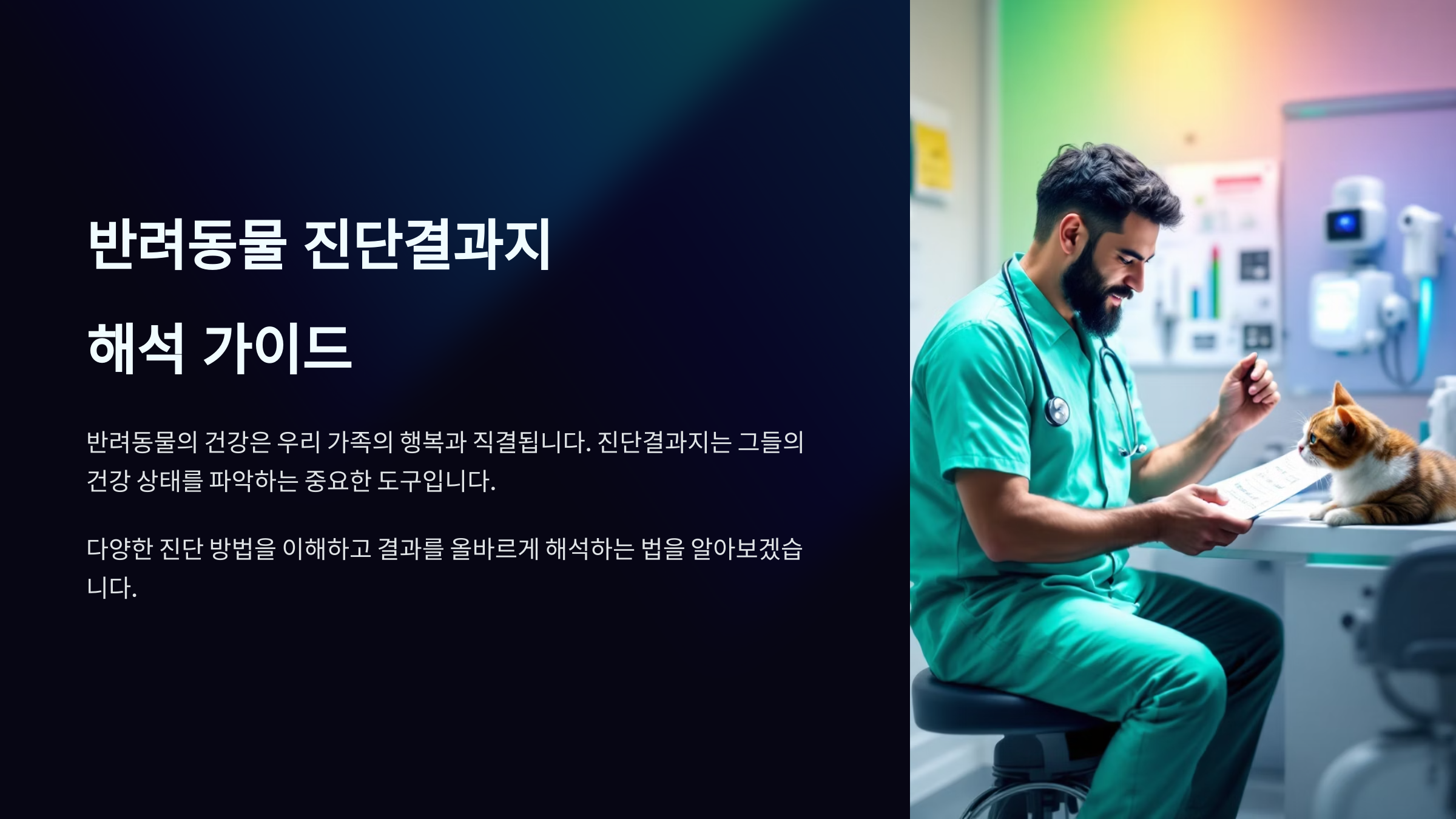 반려동물 진단결과지, 항목별 해석법 알려드려요