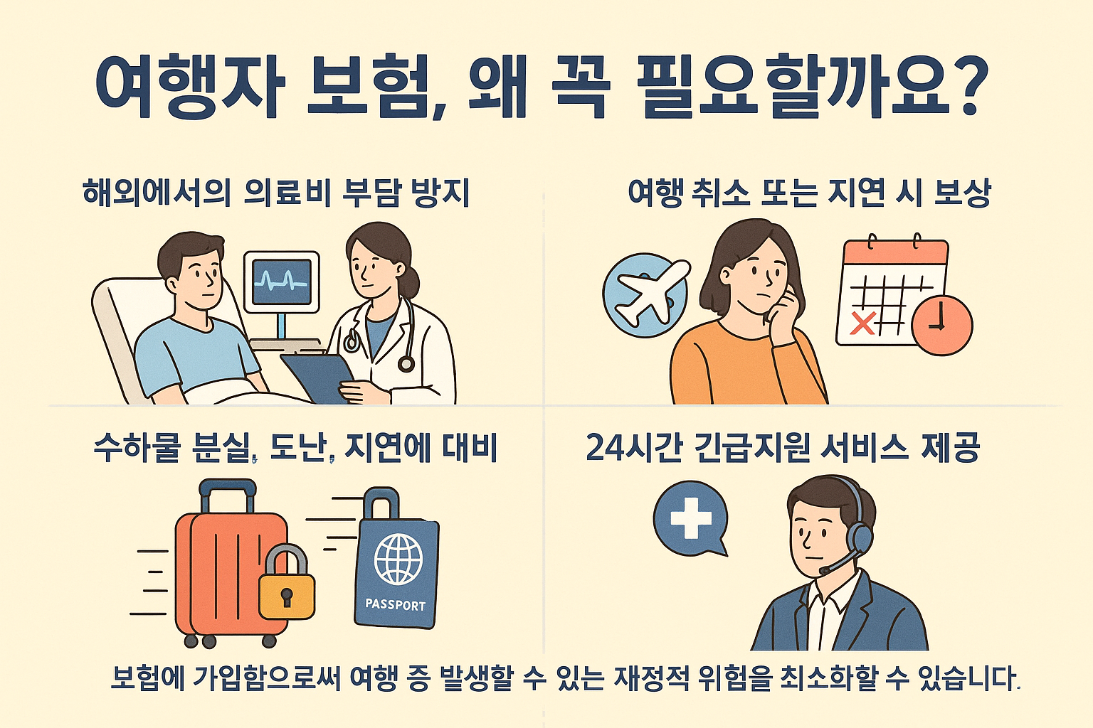 여행자 보험이 왜 꼭 필요한가