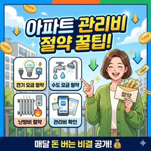 아파트 관리비 절약법 ❘ 매월 나가는 고정 지출 확실하게 방어하는 비결