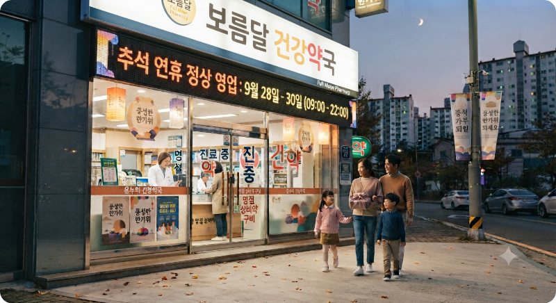 추석 연휴 문 여는 병원·약국 이미지