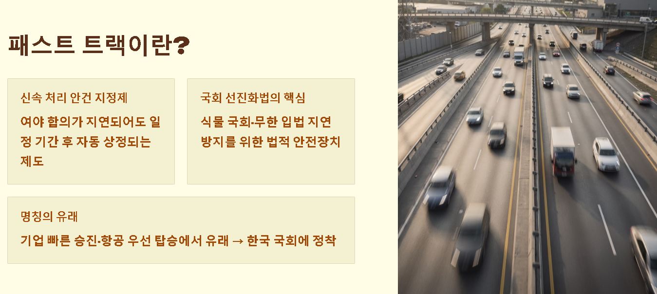 패스트 트랙이란 ?