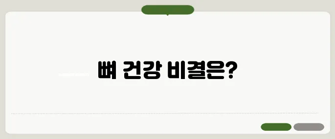 칼슘 많은 음식 뼈 건강을 위한 필수 영양소