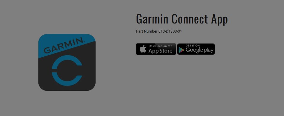 Garmin Connect 앱 설치 화면