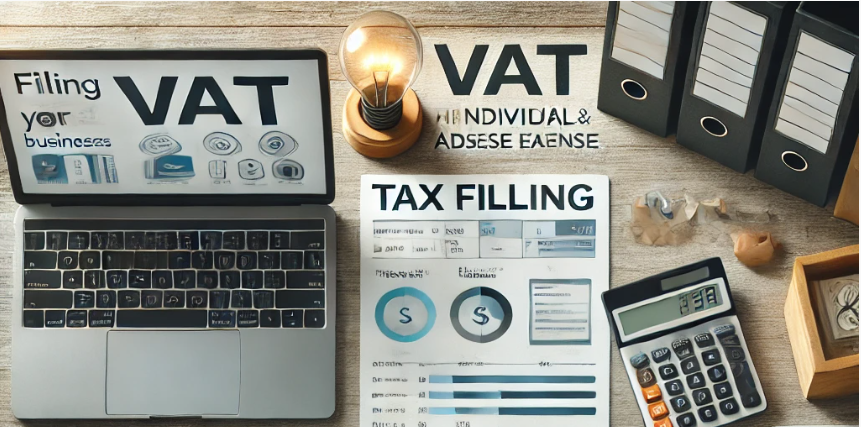 간이사업자, 개인사업자 부가세 신고 방법 (2025)