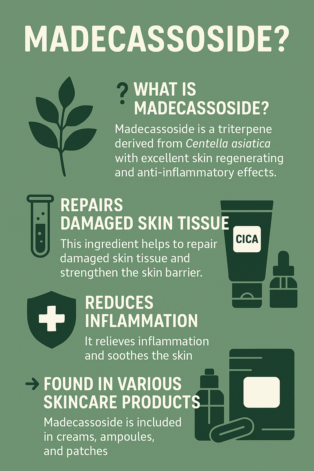 마데카소사이드의 설명