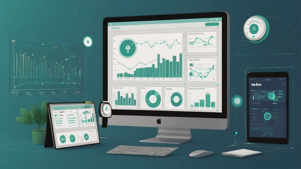 대시보드 모니터 사진