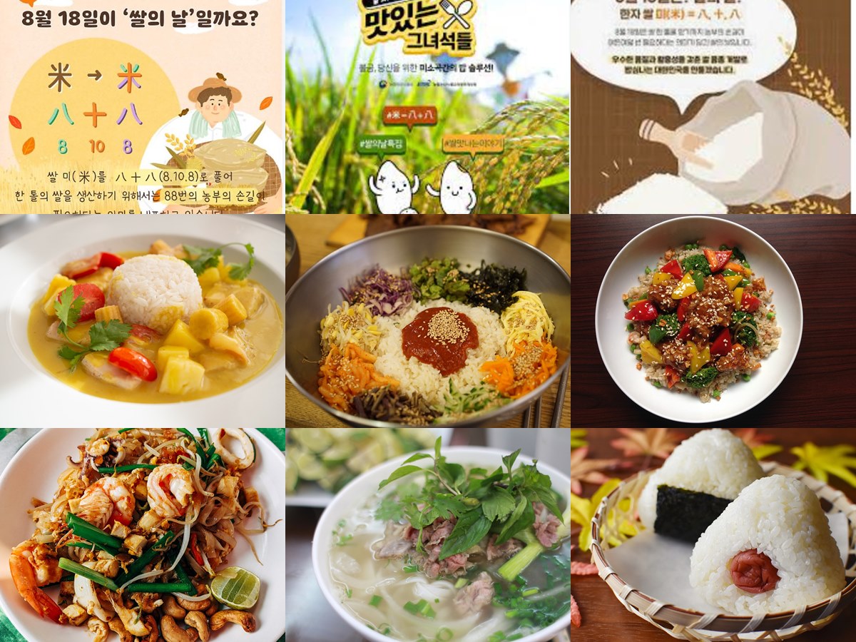 쌀로 만든 음식-썸네일