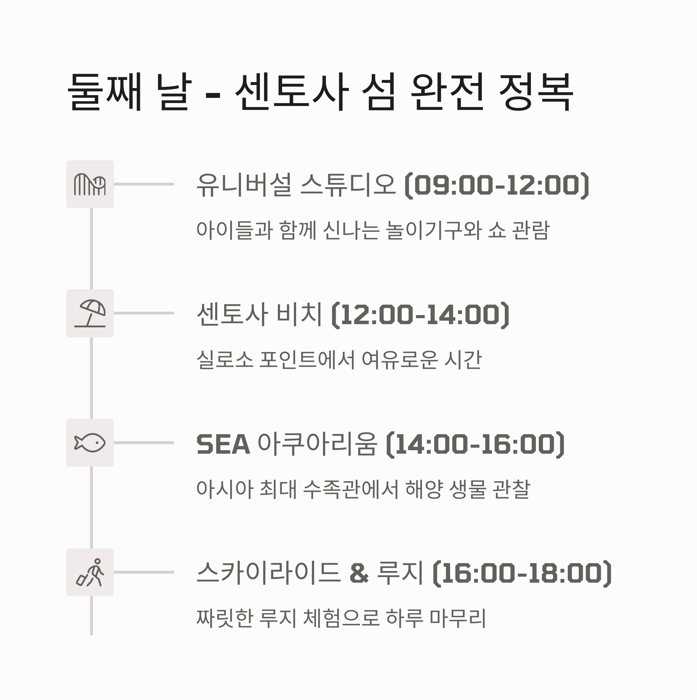 싱가포르 여행 추천 루트 &ndash; 3박4일 가족여행 일정표